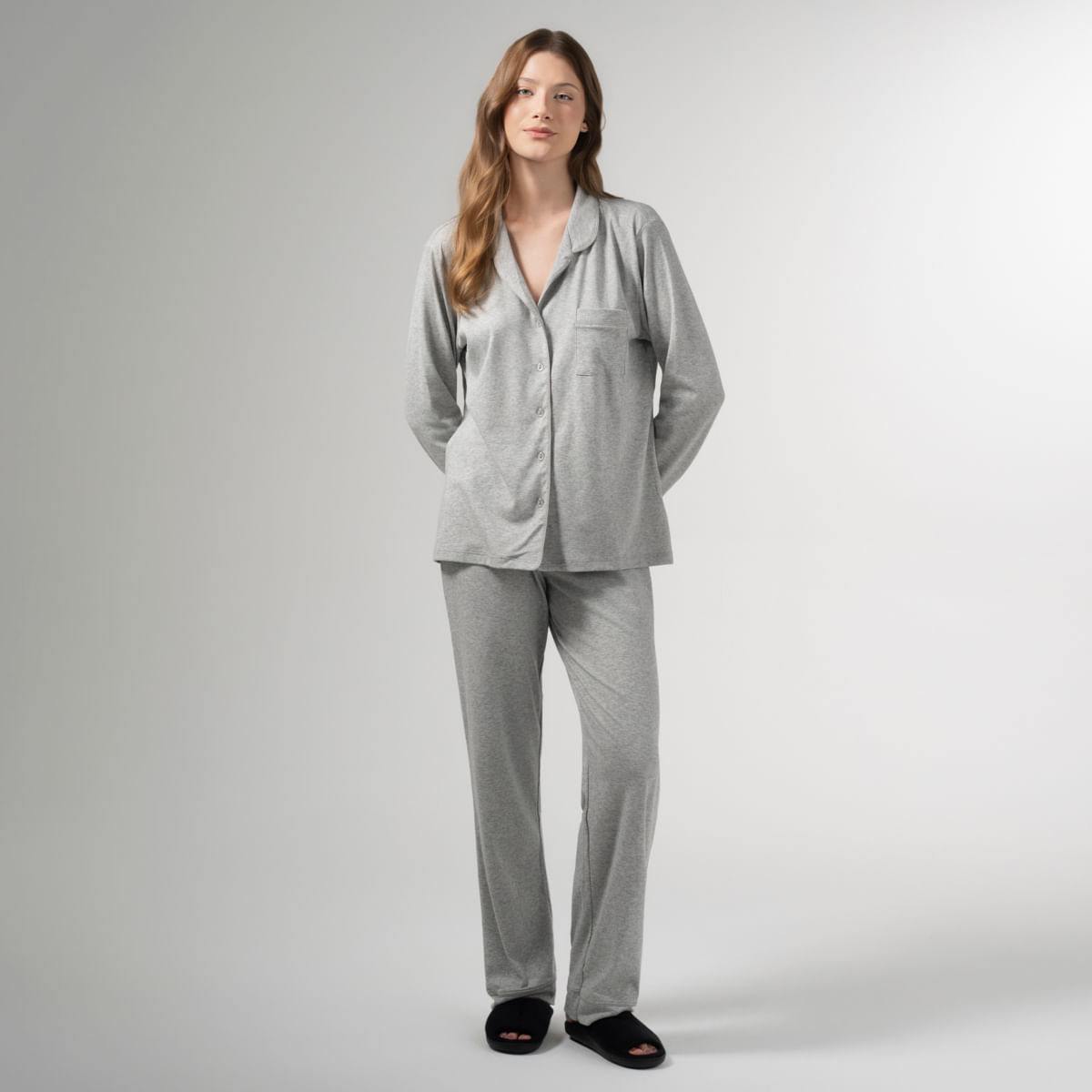 08 04 0011 Pijama Aurora Longo Mescla 003